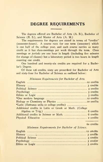 Catalogue Issue, 1920-1921 - The W&M Digital Archive - College of ...