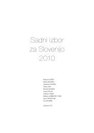 Sadni izbor za Slovenijo 2010 - Kmetijski inštitut Slovenije