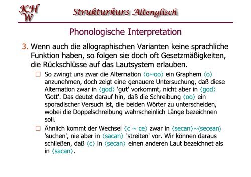 Phonologie des Altenglischen