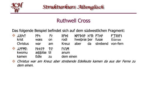 Phonologie des Altenglischen