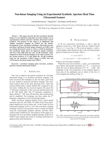 IFMBE Proceedings 34 - Non-linear Imaging sing an Experimental ...