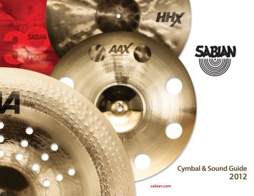 SABIAN Catalogue 2012.pdf - Musicworld.bg