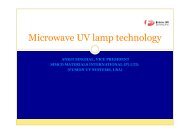 Microwave UV Lamp Technology - Ankit Singhal - Afera