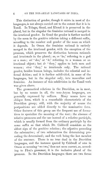 On the non-Aryan languages of India