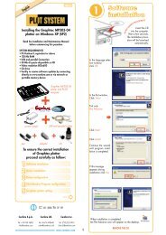 Installing the Graphtec MP303-04 plotter on Windows XP ... - CEMBRE