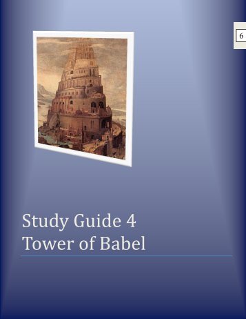 STUDY GUIDE 06 - Tower of Babel.pdf