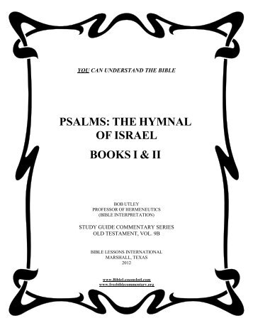 Psalms - Free Bible Commentary