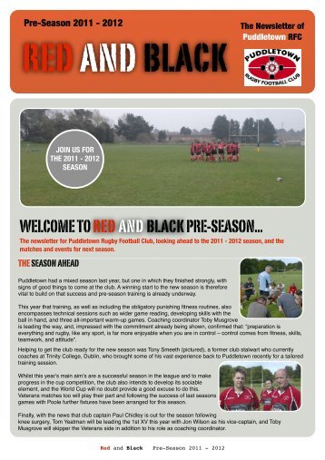 Red and Black - Puddletown RFC