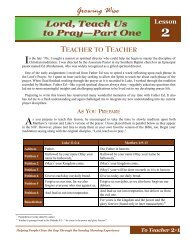 Lesson 2 - Lord Teach Us to Pray - Part One.pub - Preach It, Teach It