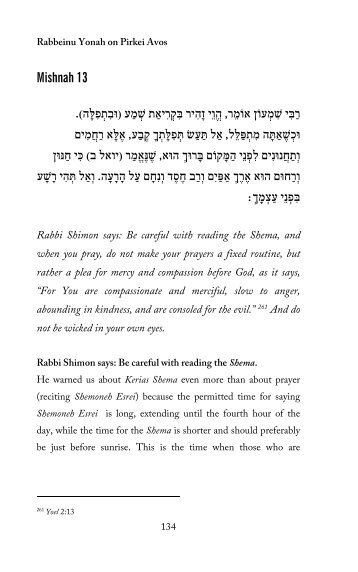 Rabbeinu Yonah on Pirkei Avos - TorahLab
