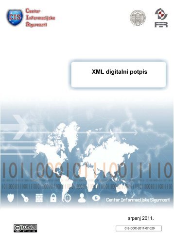 XML digitalni potpis - Centar informacijske sigurnosti