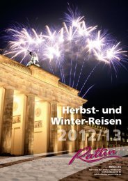 Herbst- und Winter-Reisen 2012/13 - Rattin AG