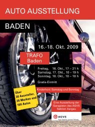 AUTO AUSSTELLUNG BADEN - Regionalwerke AG Baden