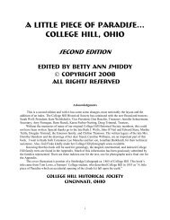A Little piece of Paradise… College Hill, Ohio - Selfcraft.net