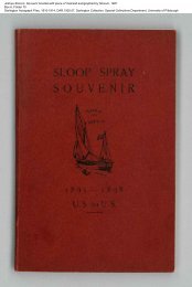 Joshua Slocum, Souvenir booklet with piece of mainsail ...