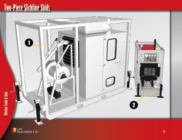 Two-Piece Slickline Skids - Lee Specialties Ltd.