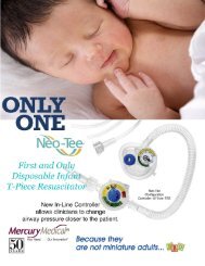 Neo-Tee Infant T-Piece Resuscitator - Mercury Medical