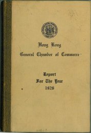 1899 - The Hong Kong General Chamber of Commerce