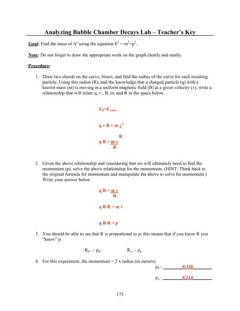 Teaching Modern Physics - QuarkNet - Fermilab