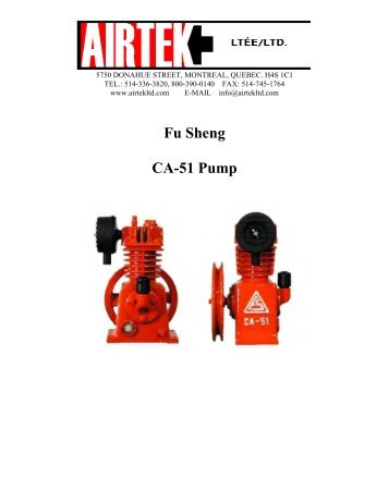 Fu Sheng CA-51 Pump - Airtek