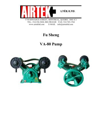 Fu Sheng VA-80 Pump - Airtek