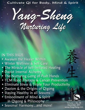 Download the December issue of Yang-Sheng as