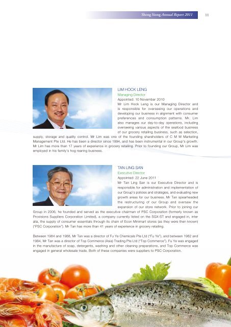 FY 2011 Annual Report - Sheng Siong