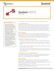 Sentinel HASP SL.pdf - Bangkok Systems & Software