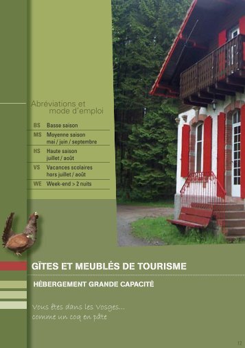 gîtes et meublés de tourisme - Office de tourisme du Pays des ...