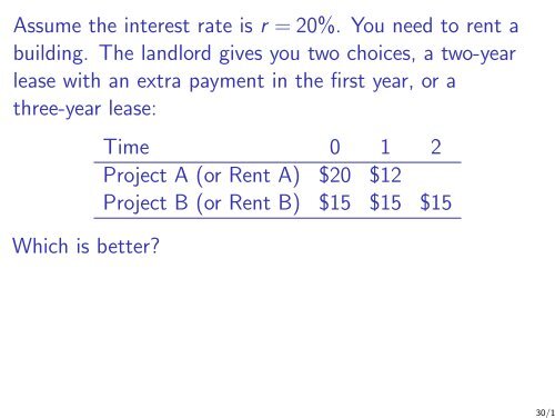 Perpetuities and Annuities - Corporate Finance - Ivo Welch