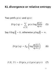 KL divergence or relative entropy - The Stanford NLP