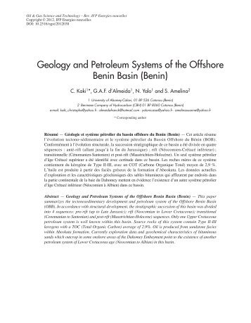 Geology and Petroleum Systems of the Offshore Benin Basin \(Benin\)