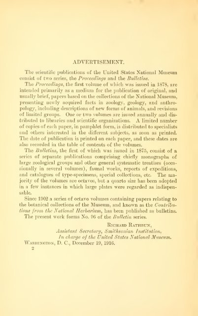 Bulletin - United States National Museum - Smithsonian Institution