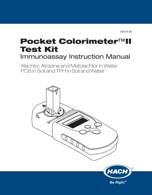 Pocket Colorimeter™II Test Kit - Equipco