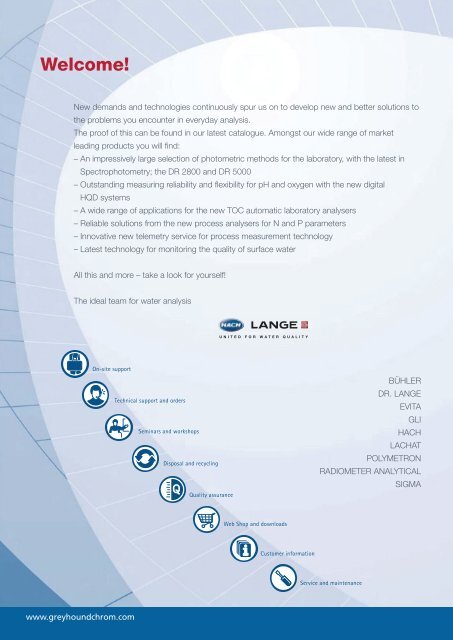 HACH LANGE drinking water analysis