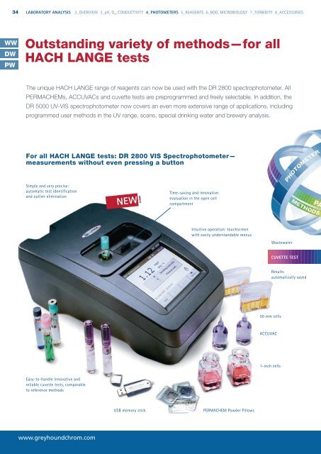 HACH LANGE drinking water analysis