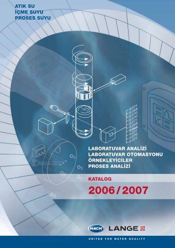 Kataloğun I+II Bölümlerini içeren kısmını ... - HACH LANGE