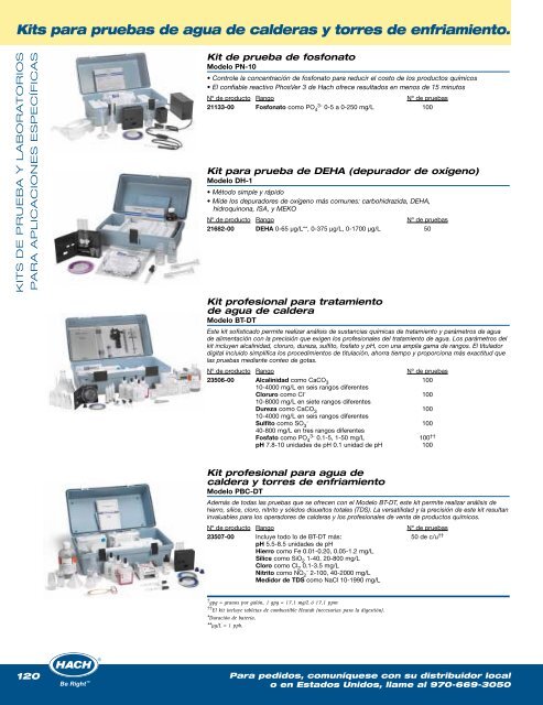 Kits de Prueba y Laboratorios para Aplicaciones EspecÃ­ficas