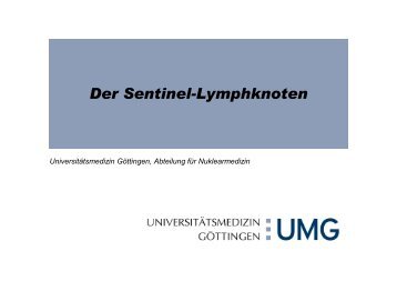 Der Sentinel-Lymphknoten - Abteilung Nuklearmedizin der ...