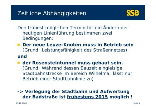 Präsentation zur Beschlussfassung in Gemeinde- und ... - SSB