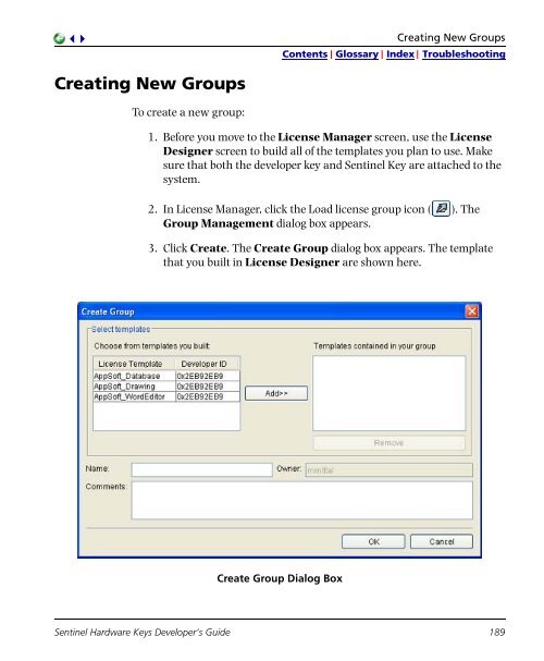 Sentinel Hardware Keys Developer's Guide - Customer Connection ...