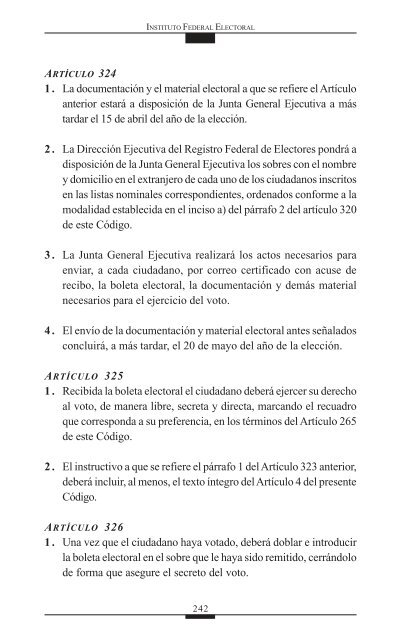 Código Federal de Instituciones y Procedimientos Electorales