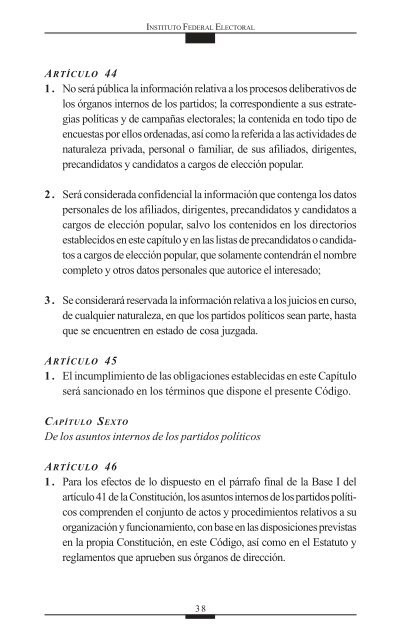 Código Federal de Instituciones y Procedimientos Electorales