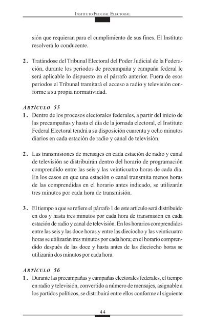 Código Federal de Instituciones y Procedimientos Electorales