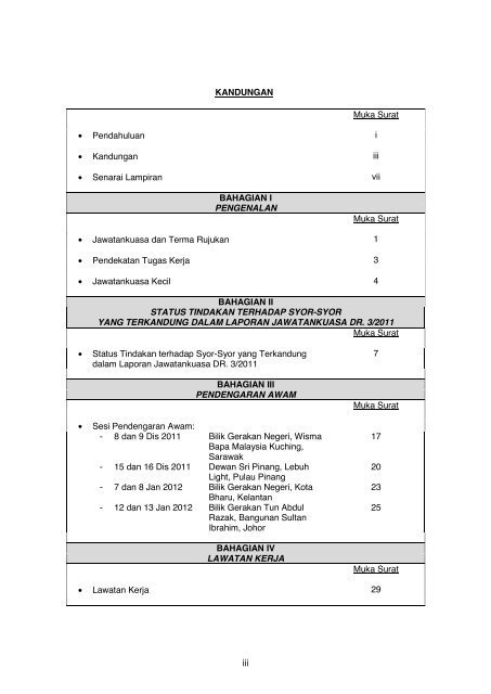 Laporan PSC - Info Pilihanraya Malaysia