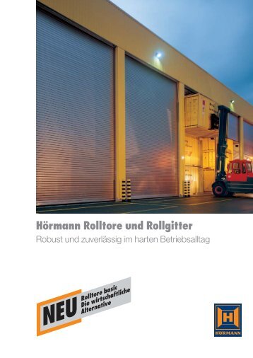 Hörmann Rolltore und Rollgitter - GT Torsysteme AG