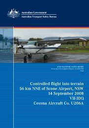 Controlled flight into terrain 56 km NNE of Scone Airport, NSW 14 ...
