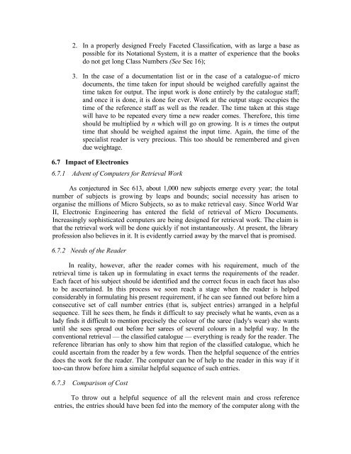 CHOICE OF SCHEME FOR CLASSIFICATION - Indian Statistical ...