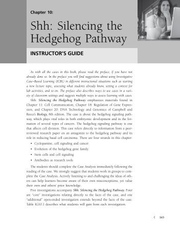 CHAPTER 10: Shh: Silencing the Hedgehog Pathway