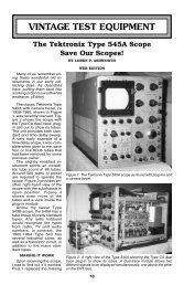 The Tektronix Type 545A Scope - Antique Radio Classified